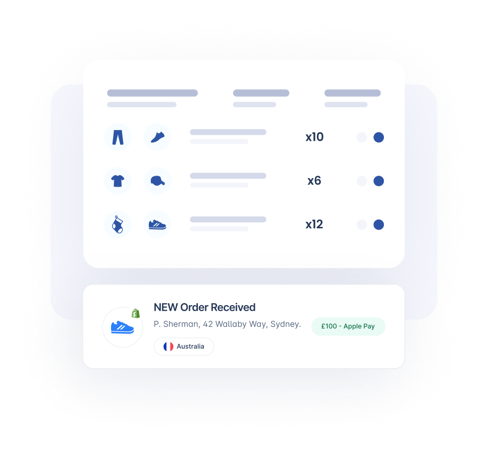 Despatch Cloud purchase order dashboard provides clear tracking of prices, progress, and deliveries, ensuring accurate stock management and full order visibility.